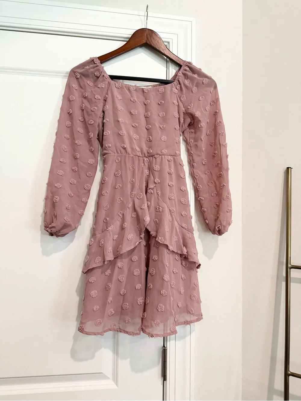 franki Girl’s Long-Sleeve Ruffle Dress